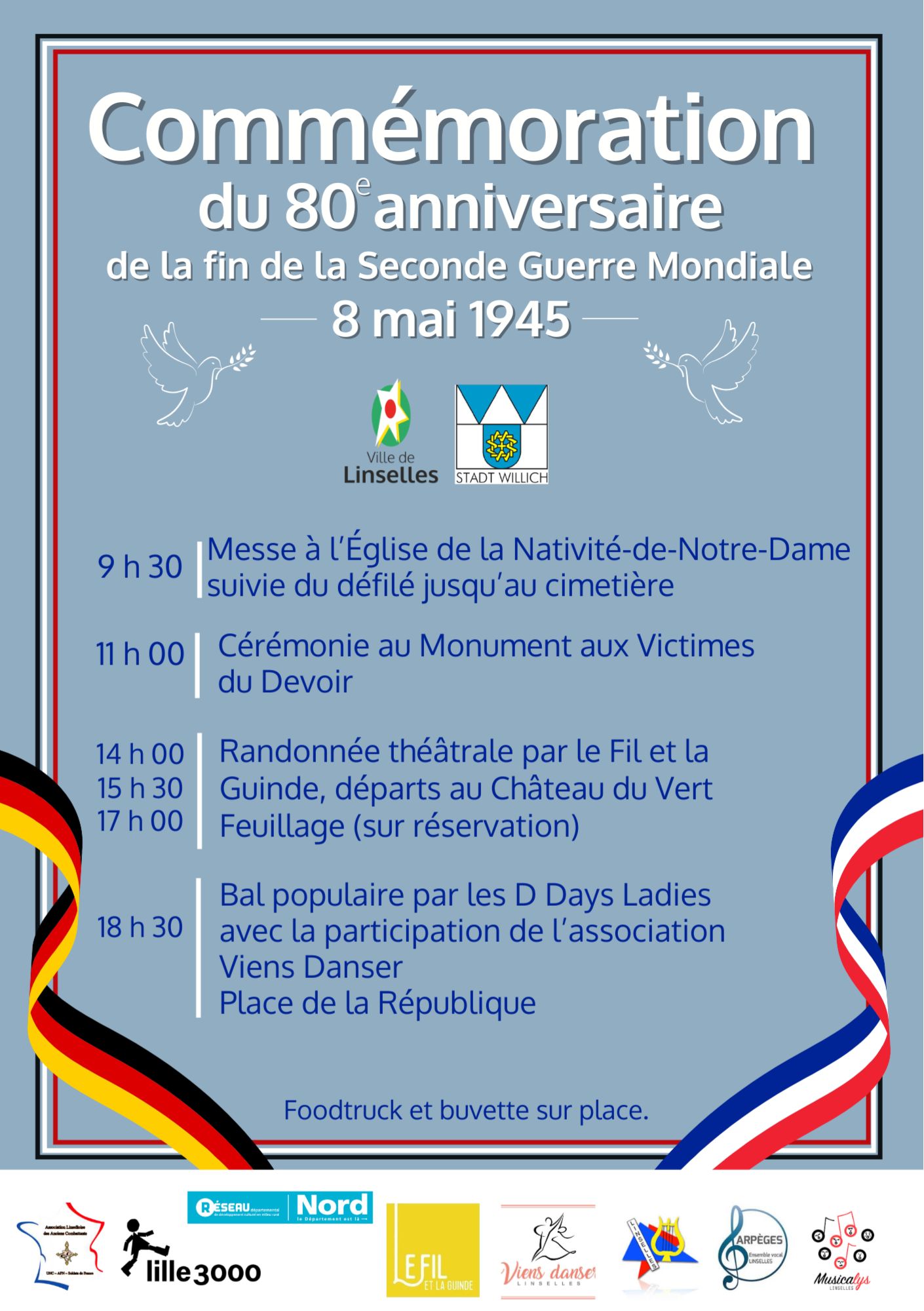 Commémoration du 80ème anniversaire de la fin de la Seconde Guerre Mondiale 39-45