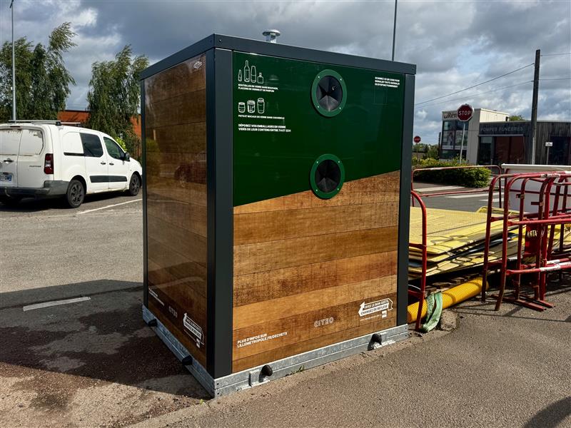 Mise en place des Points d’Apport Volontaire (PAV) à Linselles