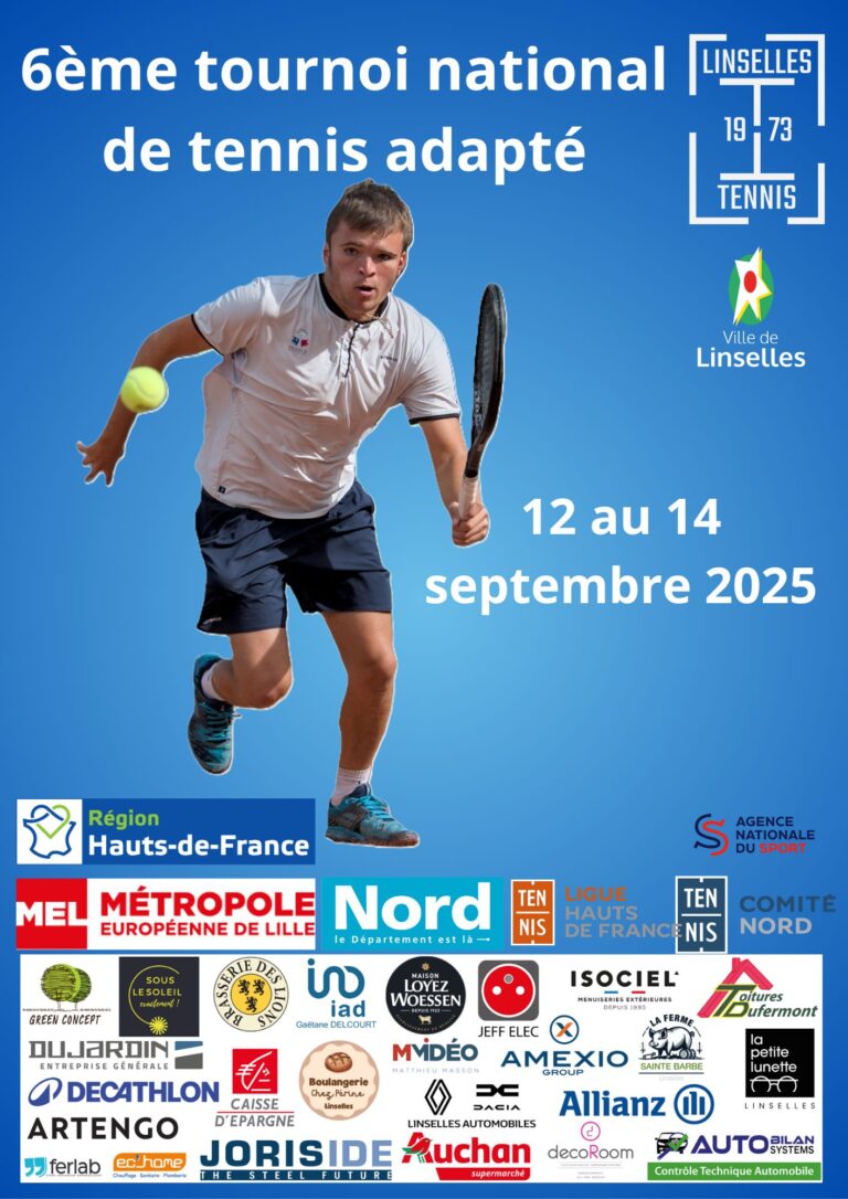 6ᵉ Tournoi National de Paratennis adapté