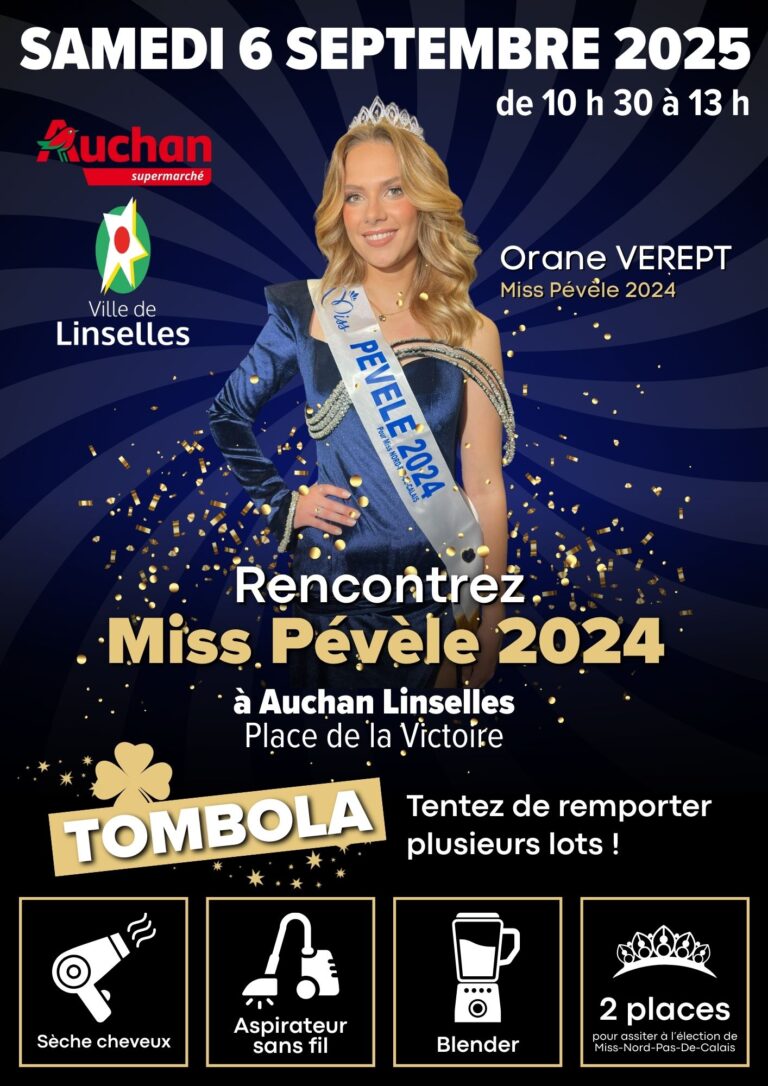 Rencontrez Miss Pévèle 2024 et participez à une tombola ! 2