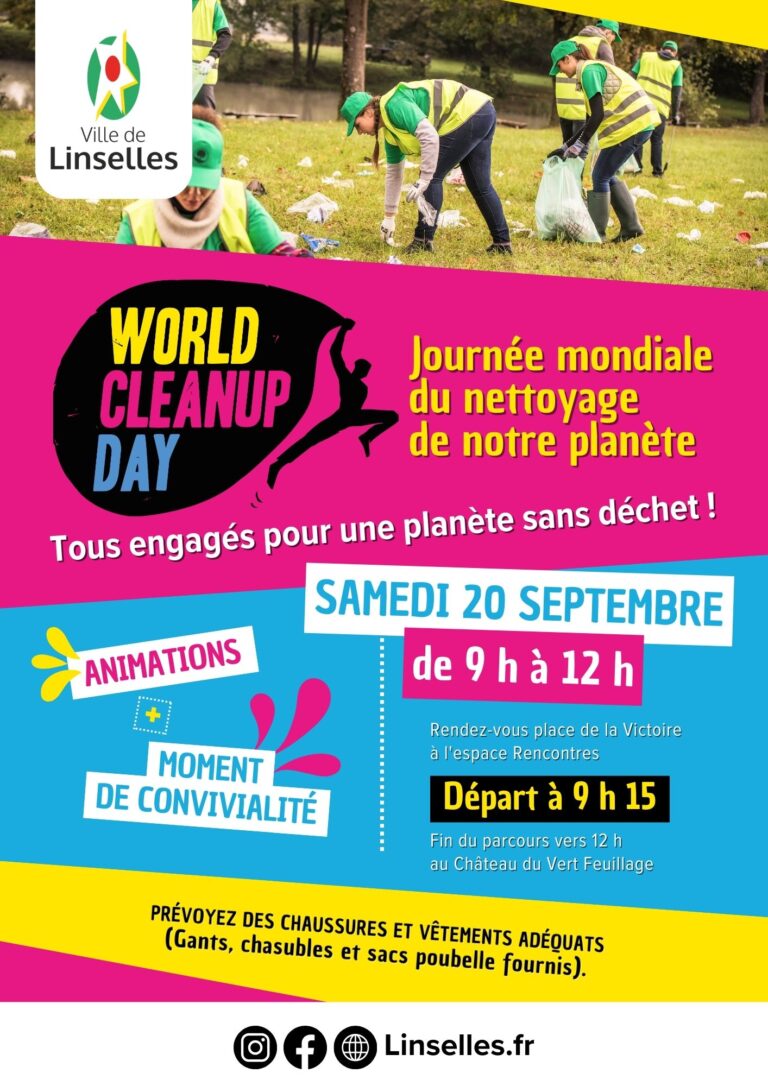 Ville de Linselles - WORLD CLEANUP DAY 2025