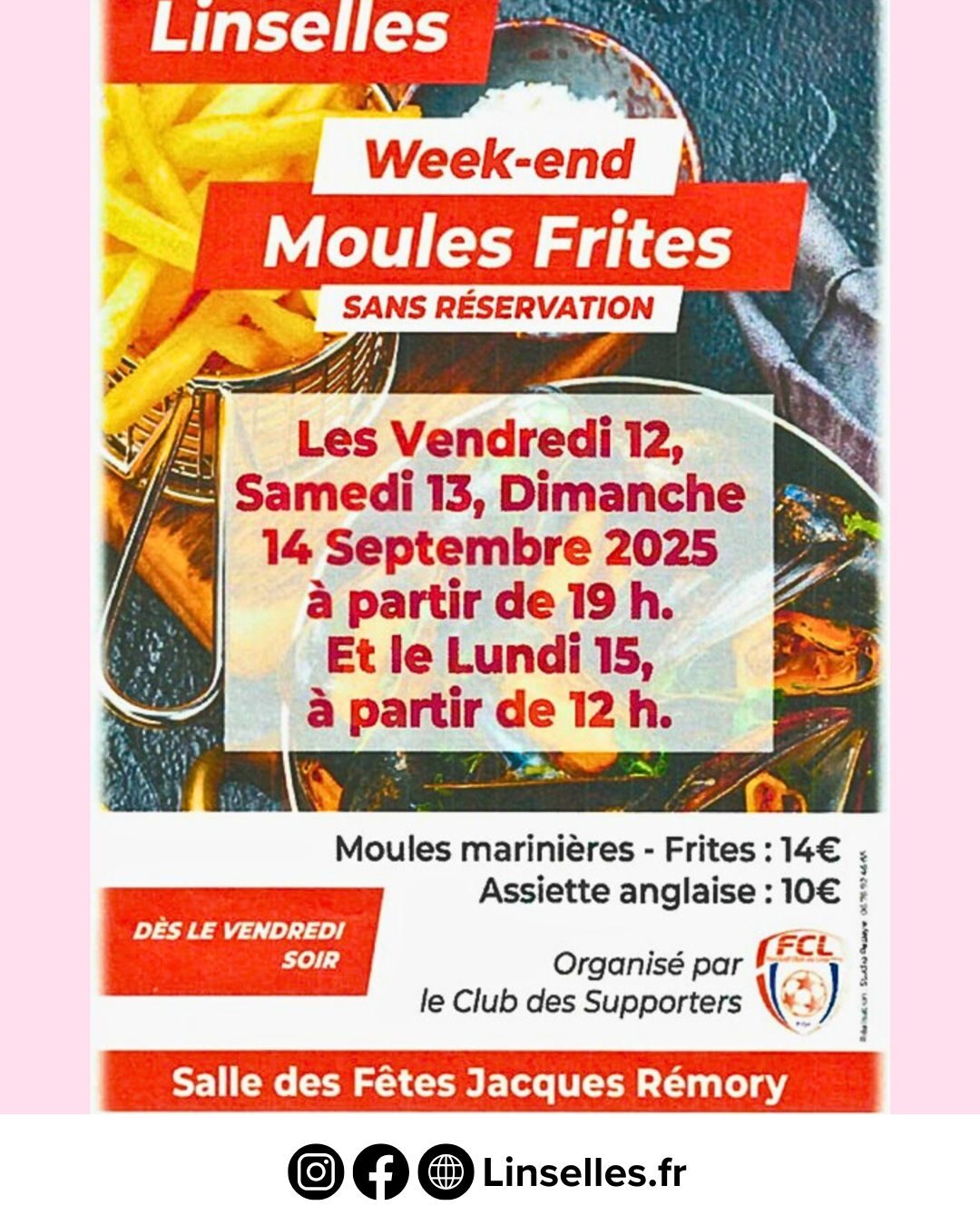 Week-end Moules-Frites