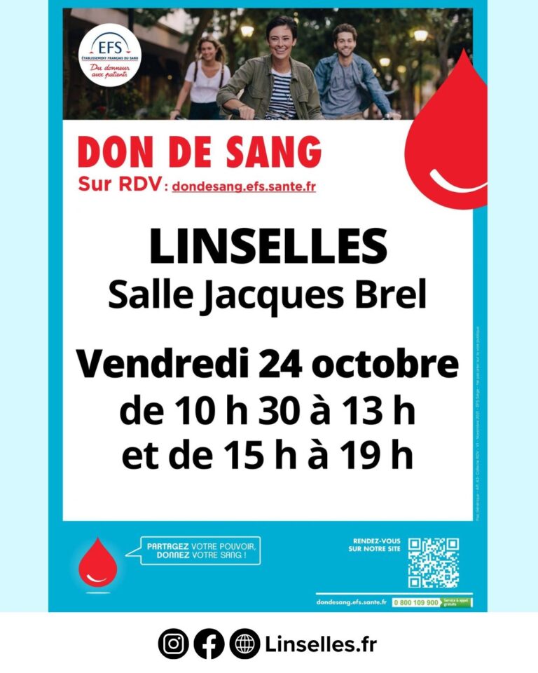 Don du sang octobre