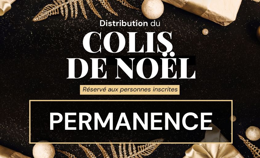 Permanence pour la distribution du Colis de Noël