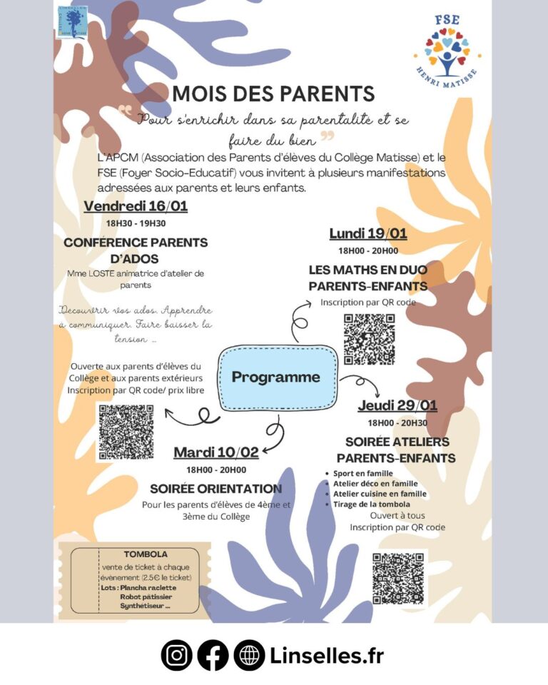 Soirée ateliers parents-enfants
