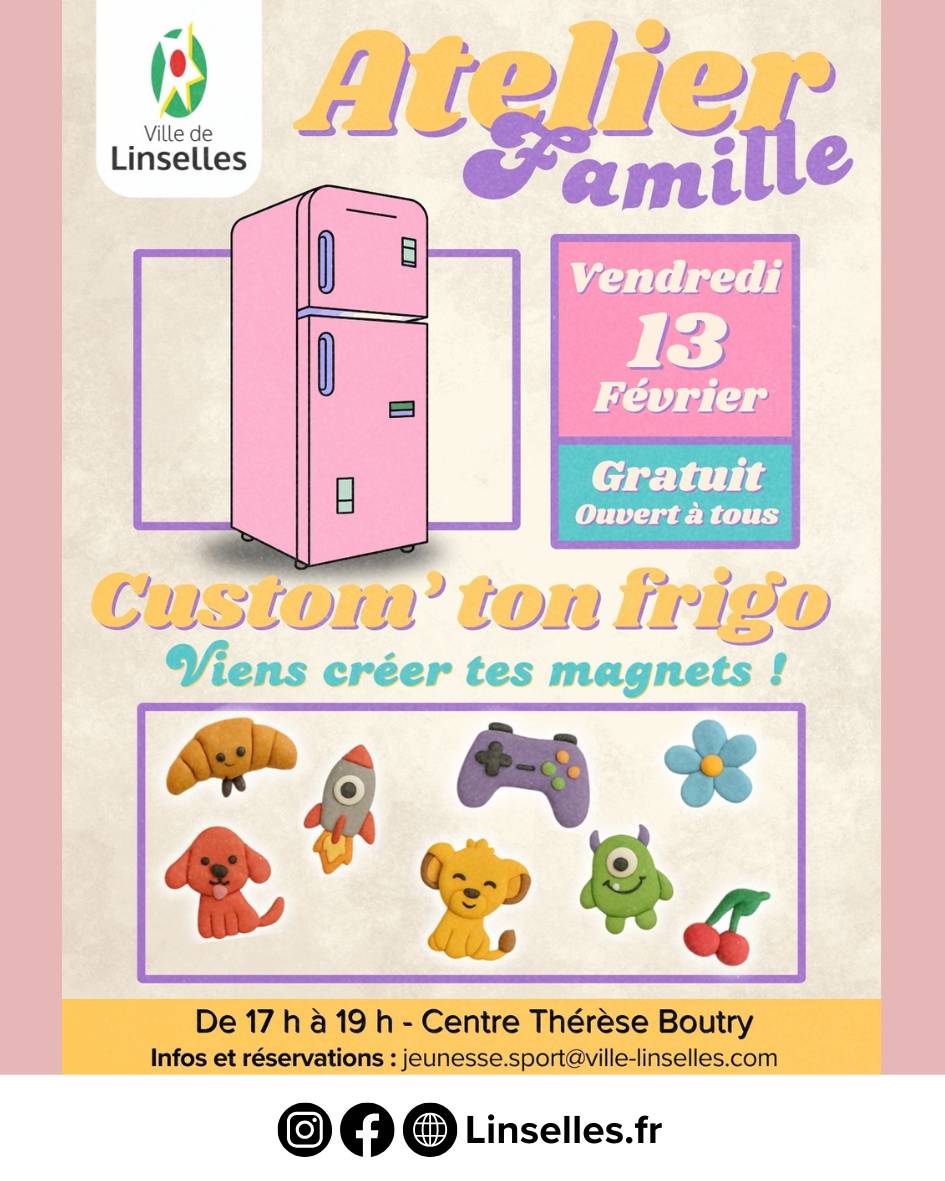 Atelier famille « Custom’ ton frigo »