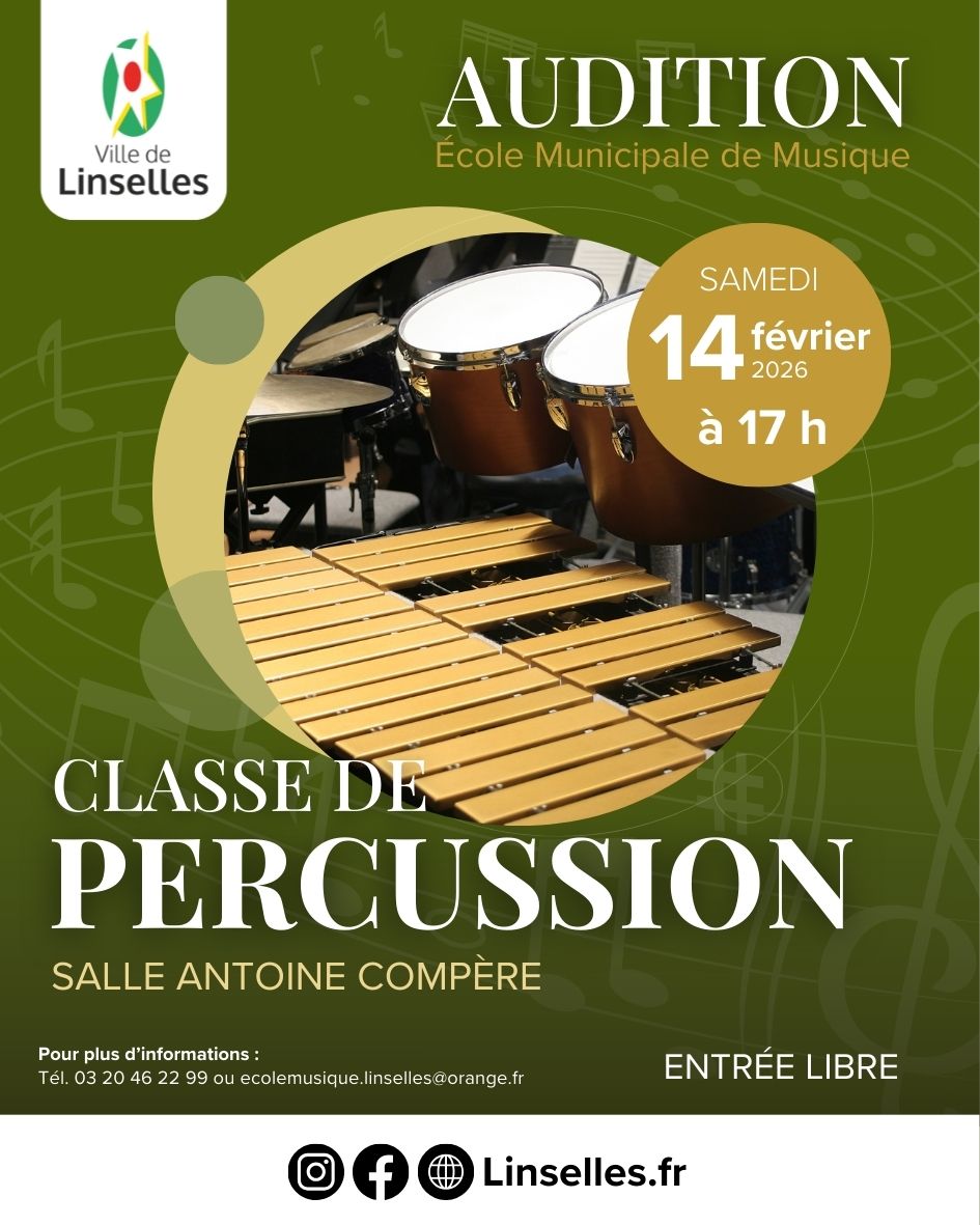 Audition de percussions