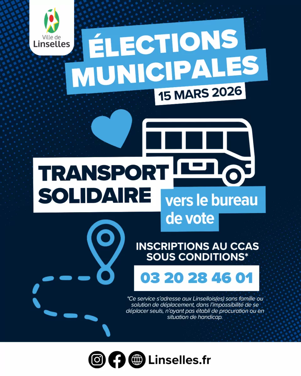 Élections municipales : transport solidaire vers le bureau de vote