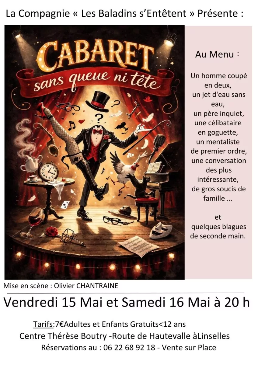 Théâtre - CABARET sans queue ni tête