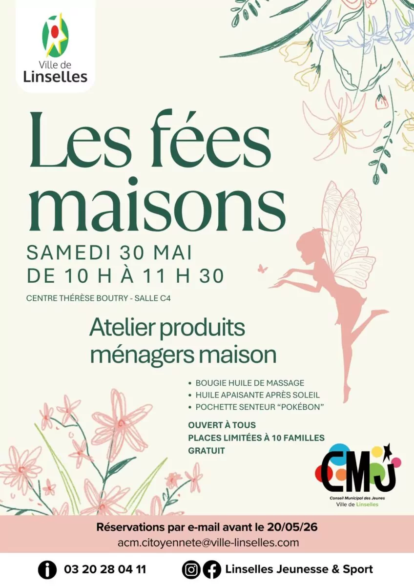 Atelier fées maison - 30 mai 2026