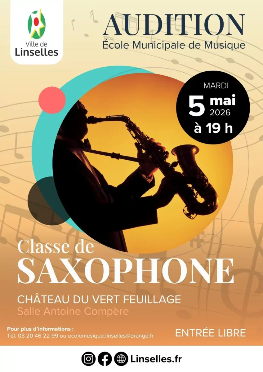 Audition de saxophone - 5 mai 2026
