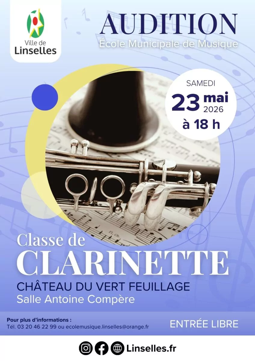 Audition de clarinette - 23 mai 2026