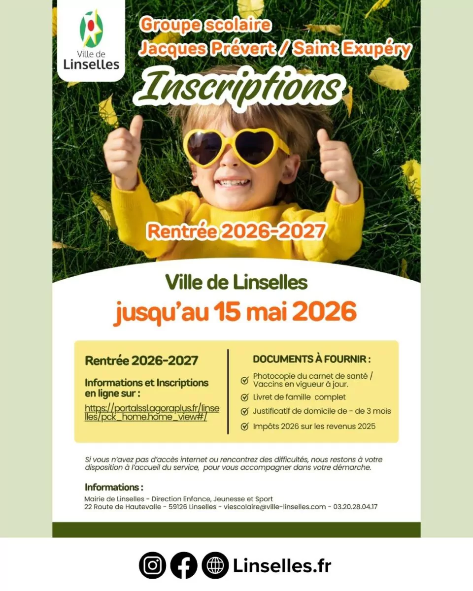 Inscriptions scolaires - Groupe scolaire Jacques Prévert / Saint Exupéry