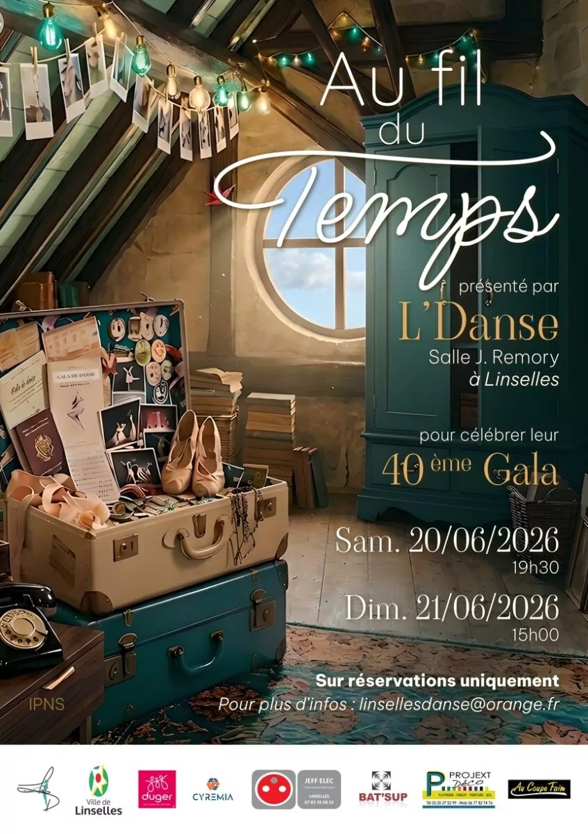 Affiche Gala L Danse - 20 et 21 juin 2026