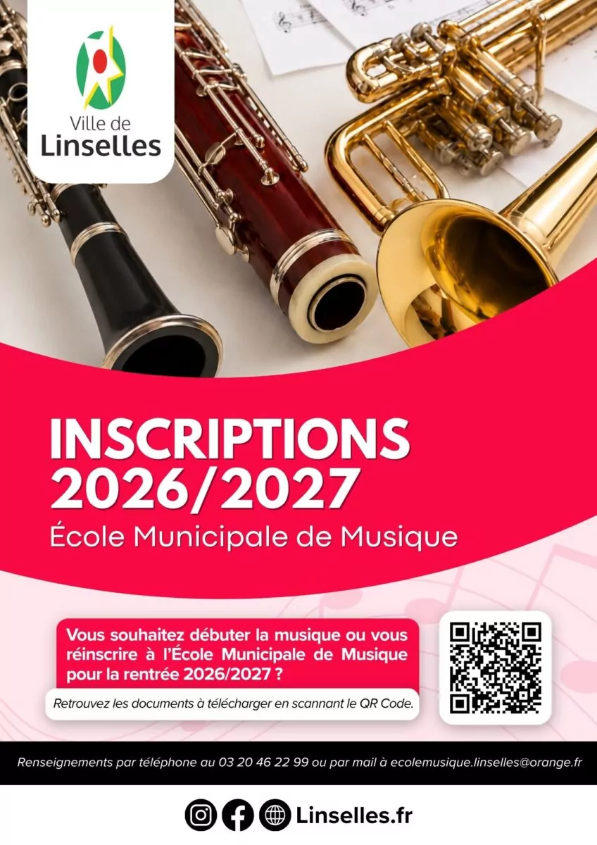 Inscriptions 2026-2027 à l’École Municipale de Musique