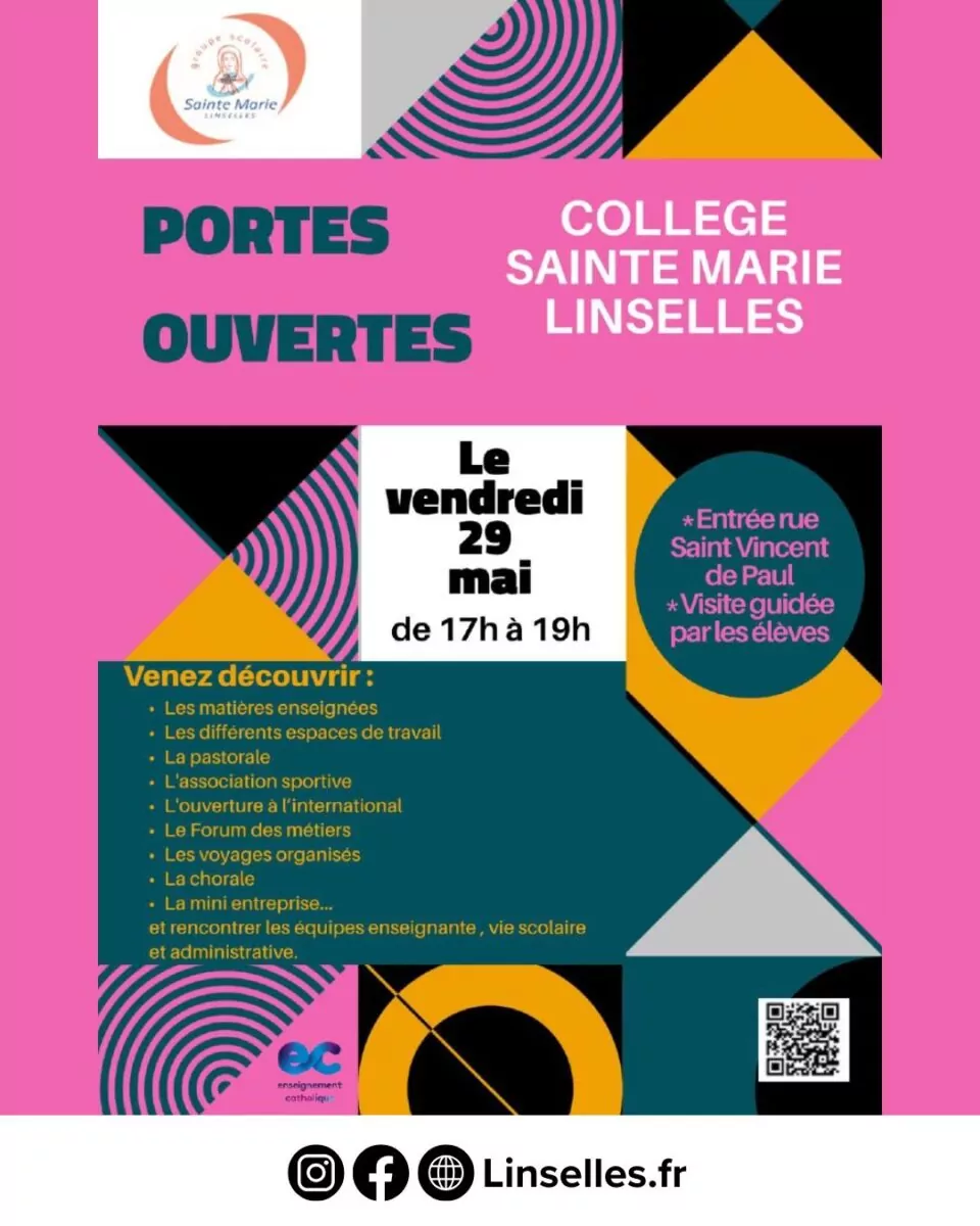 JPO Collège Ste-Marie - 29 mai 2026
