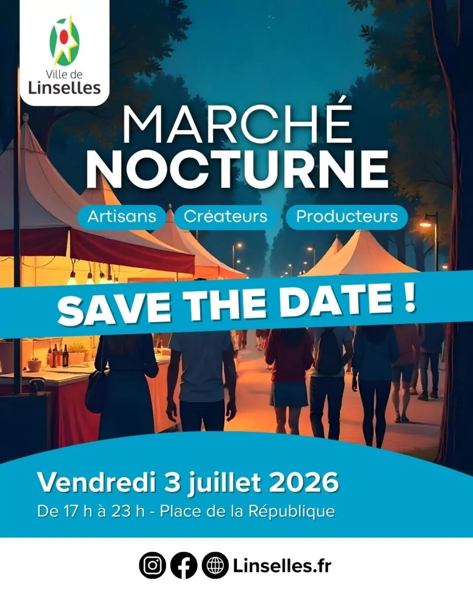 Save the date - Marché nocturne - 3 juillet 2026