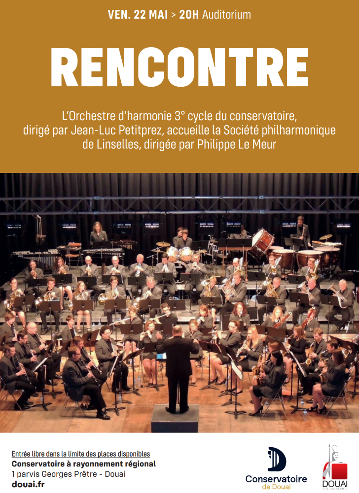 Rencontre musicale à Douai : la Philharmonie de Linselles en concert