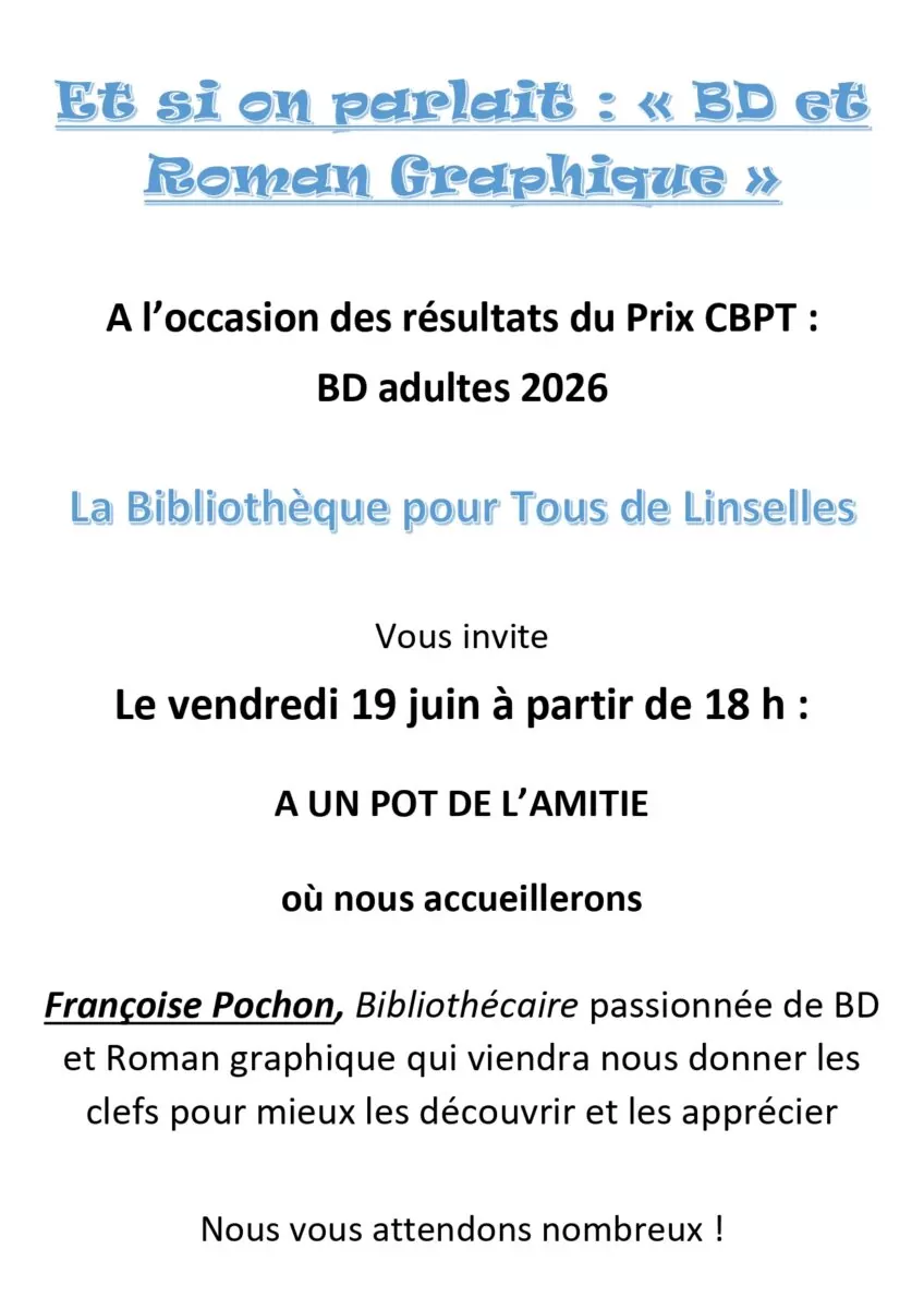 Et si on parlait BD et Roman Graphique