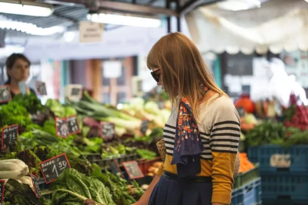 Déplacement marché hebdomadaire