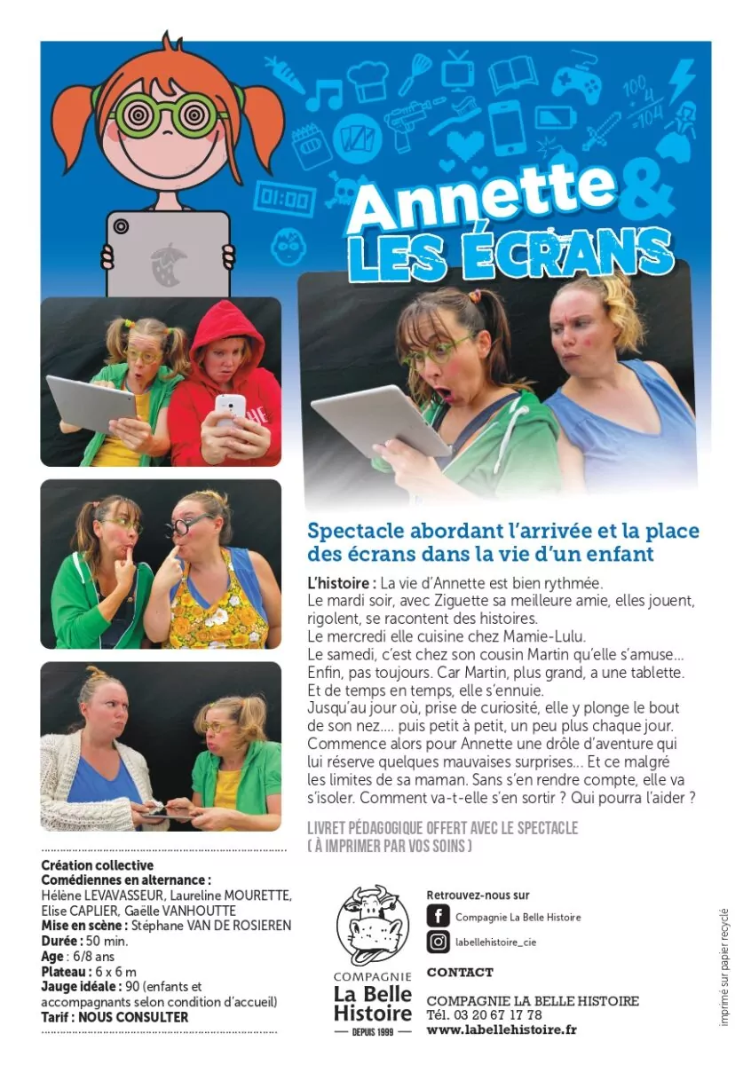 Annette et les Écrans - plaquette