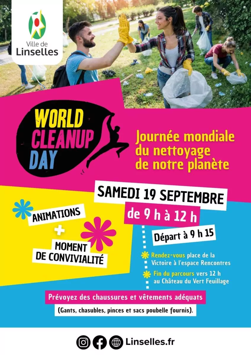 World Cleanup Day 2026 - Ville de Linselles