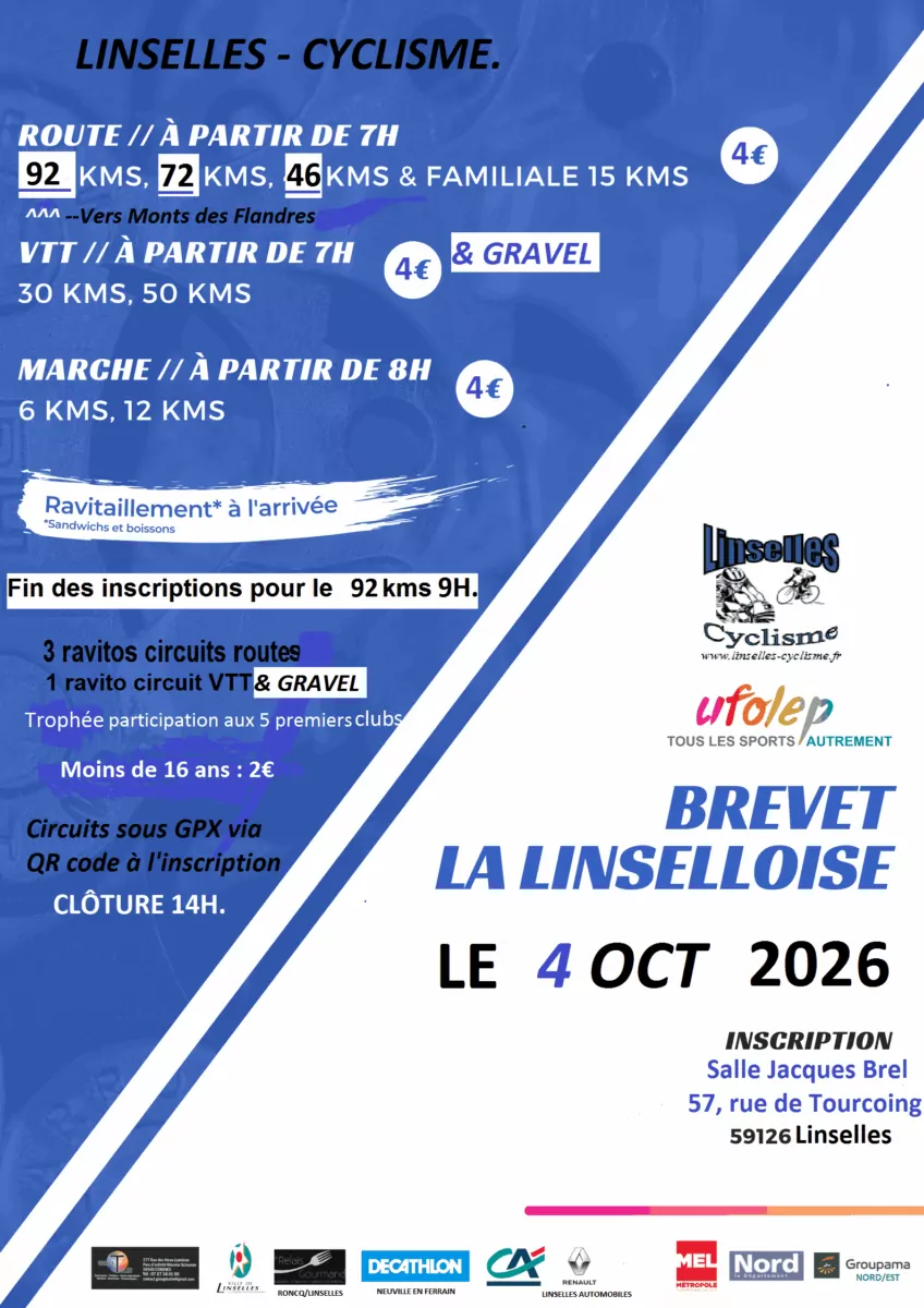 Brevet la Linselloise 2026