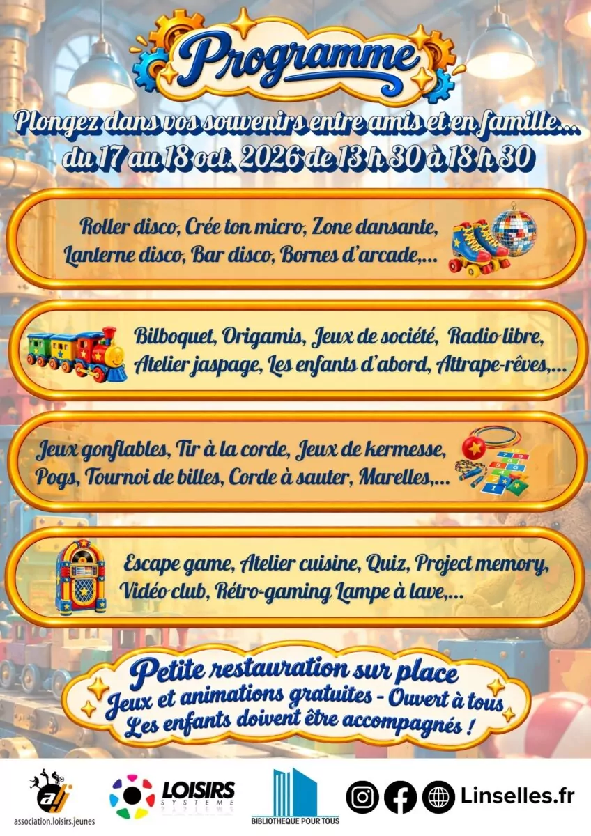Journées du jeu 2026 : La Fabrique à Souvenirs