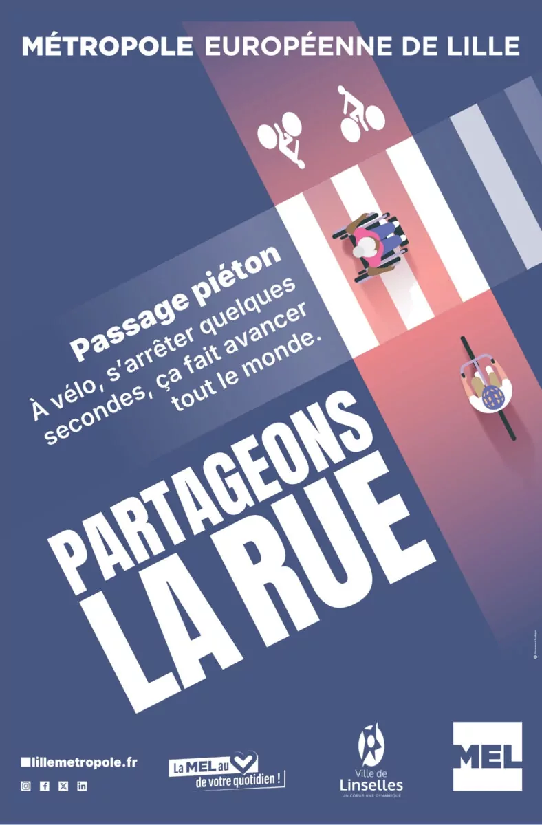 Affiche - Partageons la rue (MEL)